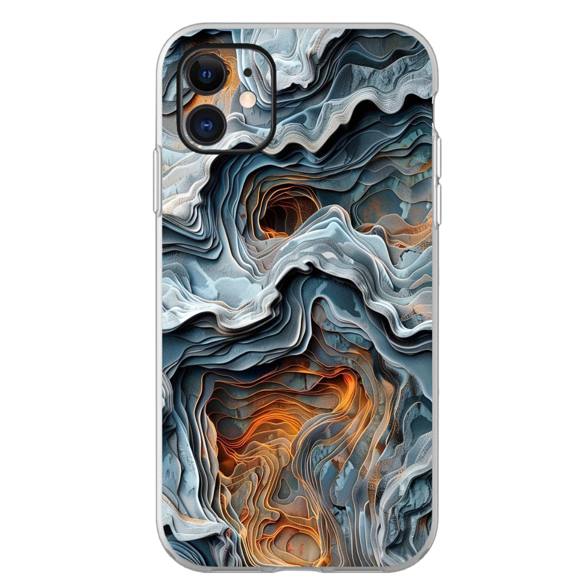 Marble Pettern Mobile Skin - Matte Finish
