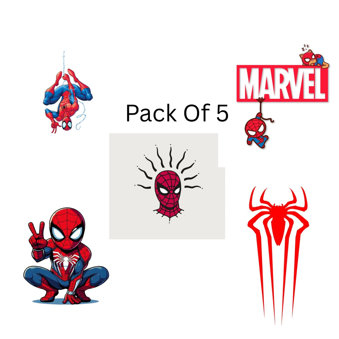 Spider Man Theme Camera Skin ( Pack of 5 ) - Image 4