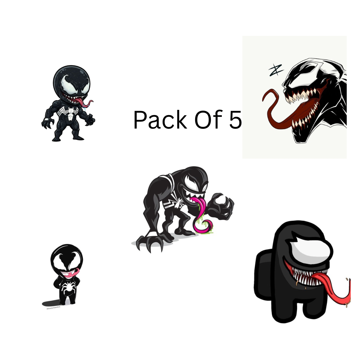 Venom Character Camera Skin ( Pack of 5 ) - Image 4