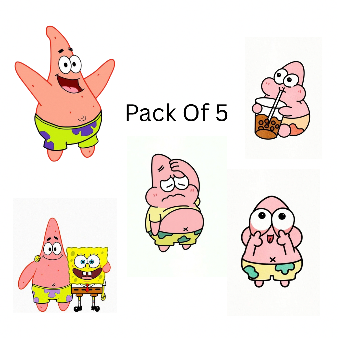 Patrick Star Funny Camera Skin ( Pack of 5 ) - Image 4