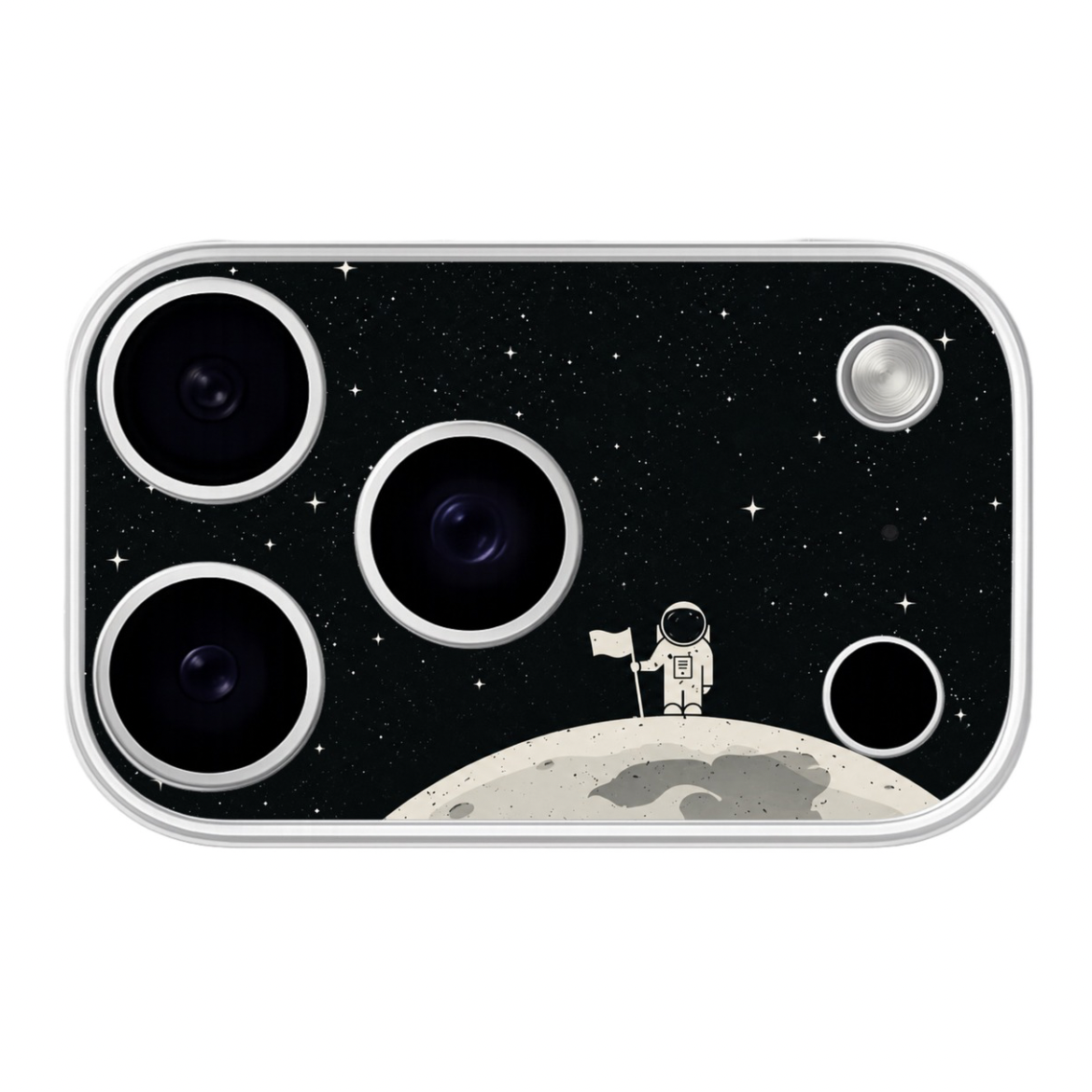 Space Man - iPhone 17 Pro & 17 Pro Max, 18 Pro, 18 Pro Max Camera Skin