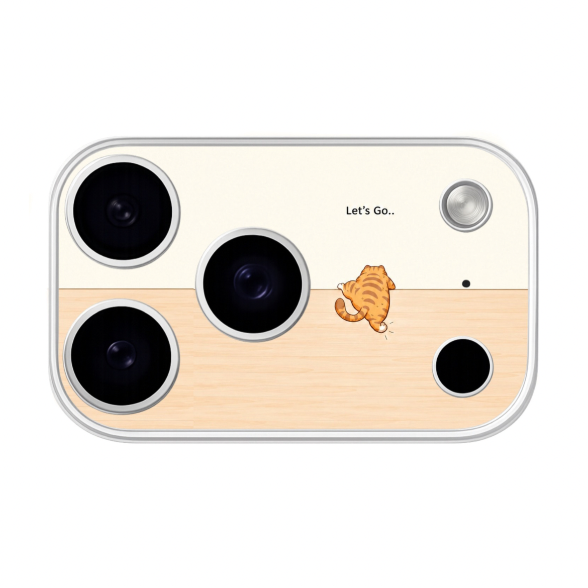 Let's Go Cat - iPhone 17 Pro & 17 Pro Max, 18 Pro, 18 Pro Max Camera Skin